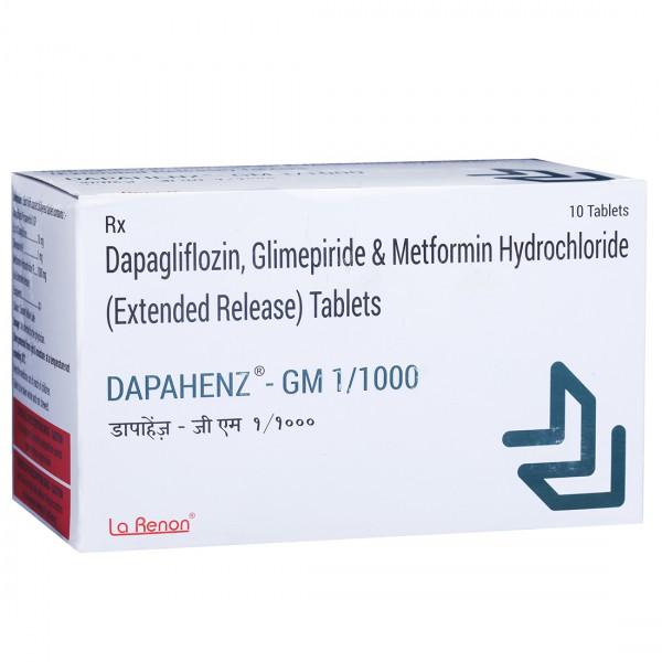 Dapahenz GM 1/1000 mg Tablet (10 Tab)
