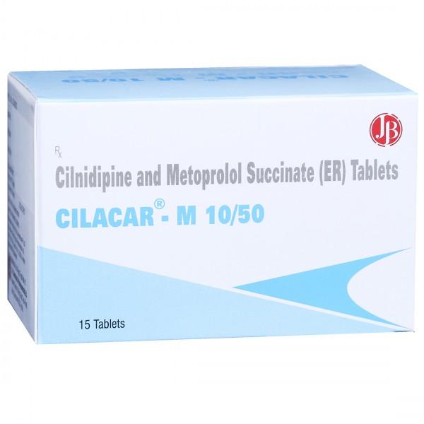 Cilacar M 10/50 Tablet (15 Tab)