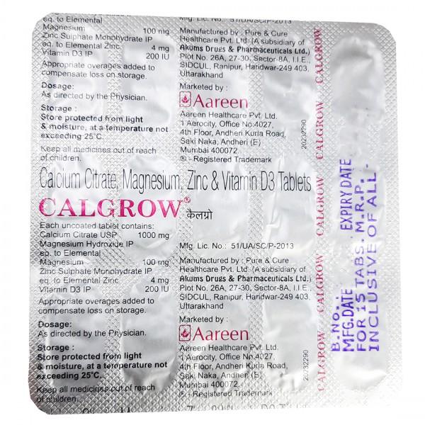 Calgrow 15 Tablets