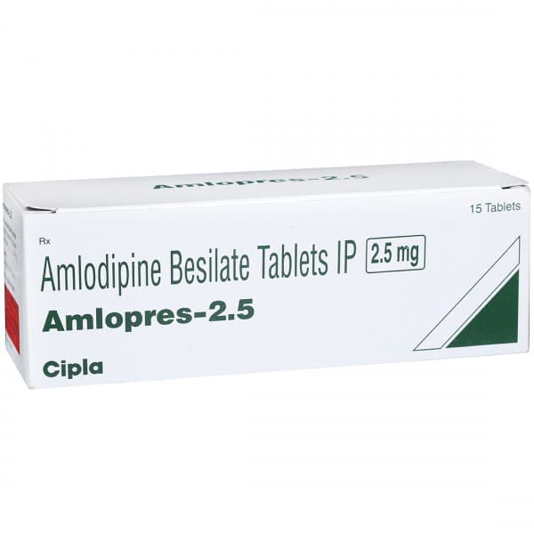 Amlopres 2.5 mg Tablet (15 Tab)