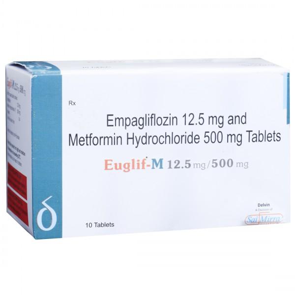 Euglif M 12.5/500 mg Tablet (10 Tab)