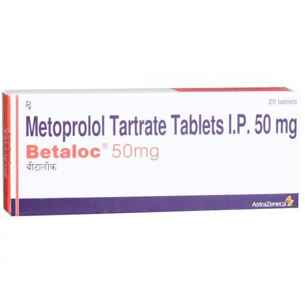 Betaloc 50 mg Tablet (20 Tab)