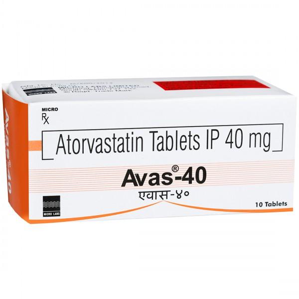 Avas 40 mg Tablet (10 Tab)
