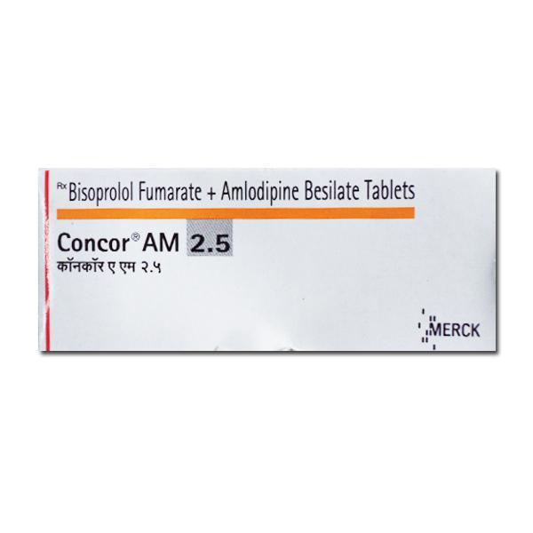 Concor AM 2.5 mg Tablet (10 Tab)