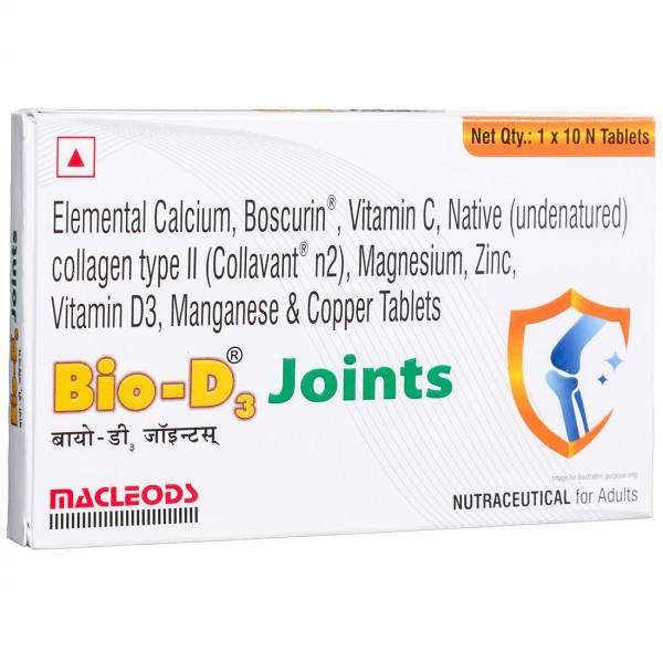 Bio D3 Joints 10 Tablets