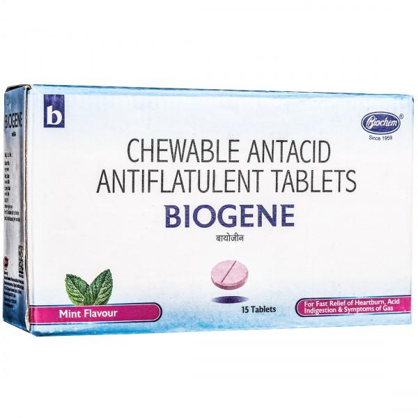 Biogene Mint Flavour 15 Chewable Tablets