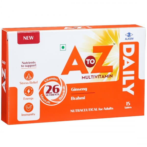A To Z Daily New Multivitamin 15 Tablets