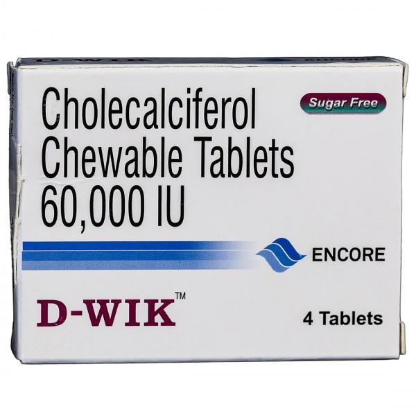 D Wik Sugar Free 4 Chewable Tablets