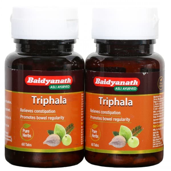 Baidyanath Triphala Pack Of 2 x 60 Tablets