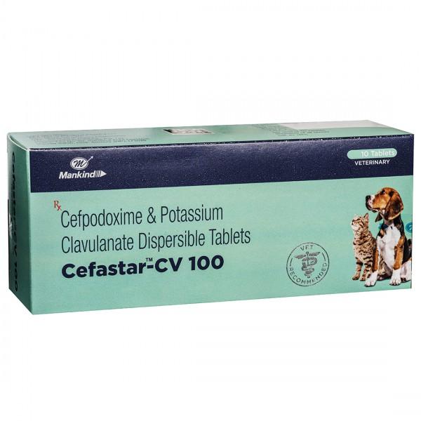 Cefastar CV 100 Veterinary Tablet (10 Tab)