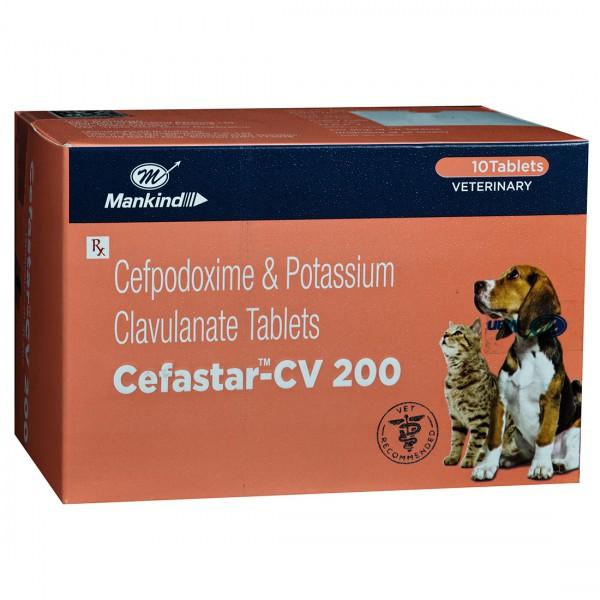 Cefastar CV 200 Veterinary Tablet (10 Tab)