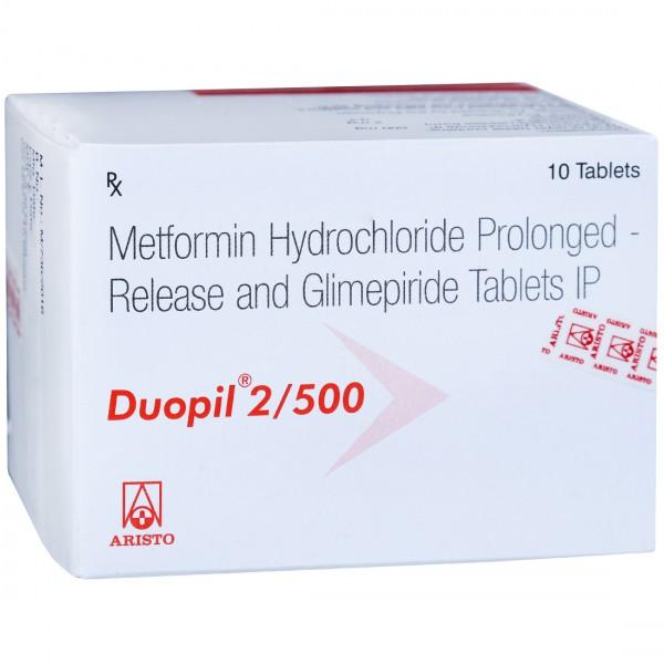 Duopil 2/500 mg Tablet (10 Tab)