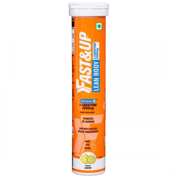 Fast & Up Lean Body L-Carnitine 2000 mg Lemon Flavour 20 Effervescent Tablets