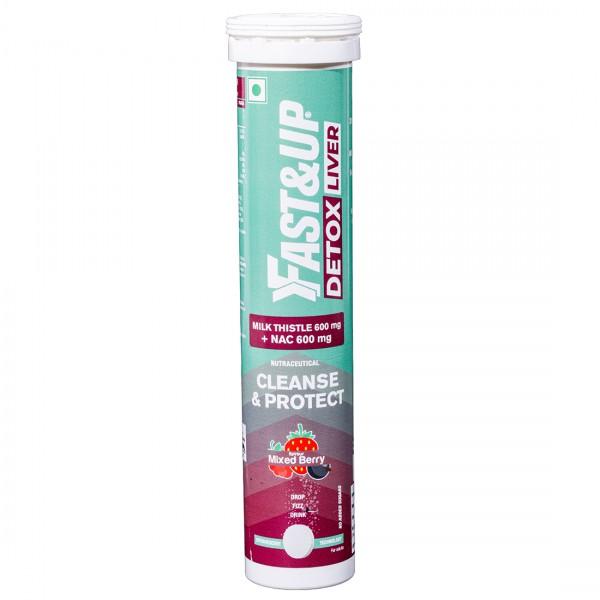 Fast & Up Detox Liver Cleanse & Protect Mixed Berry Flavour 20 Effervescent Tablets