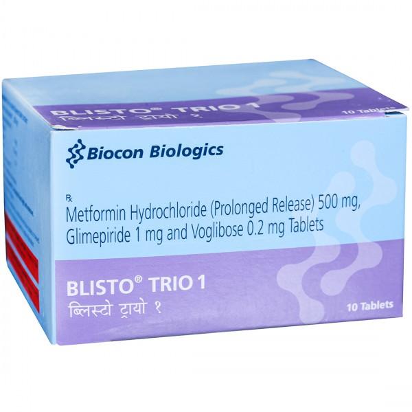 Blisto Trio 1 mg Tablet (10 Tab)