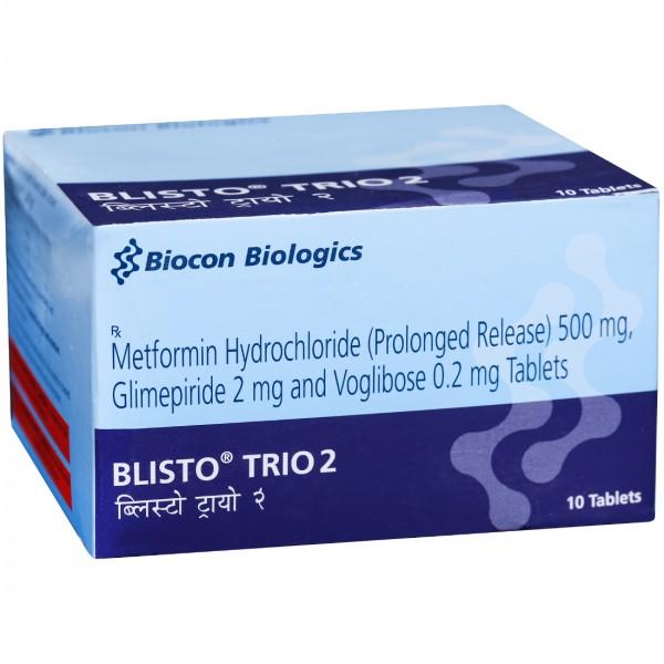 Blisto Trio 2 mg Tablet (10 Tab)