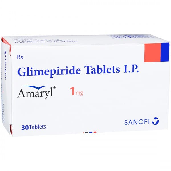 Amaryl 1 mg Tablet (30 Tab)