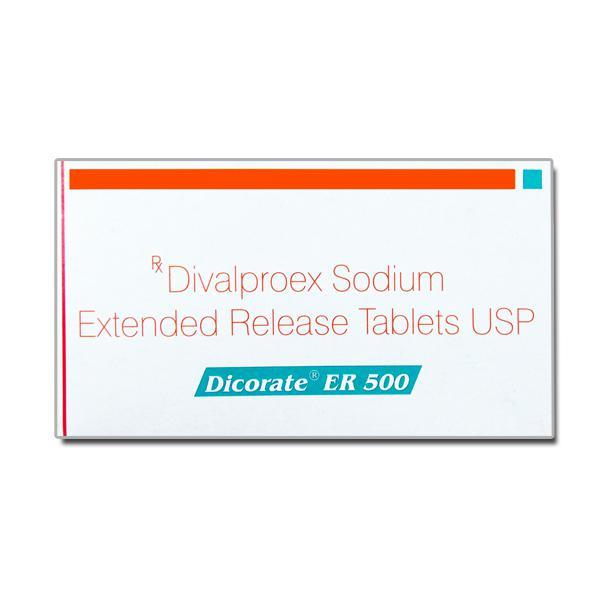 Dicorate ER 500 mg Tablet (10 Tab)