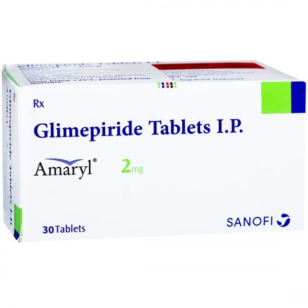 Amaryl 2 mg Tablet (30 Tab)