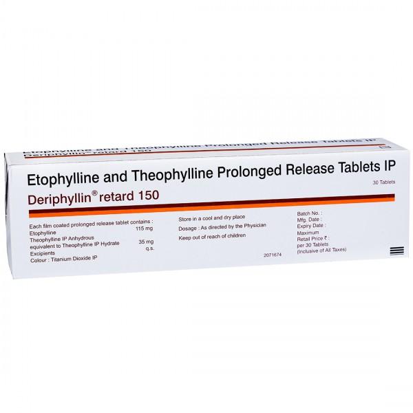 Deriphyllin (R) 150 mg Tablet (30 Tab)
