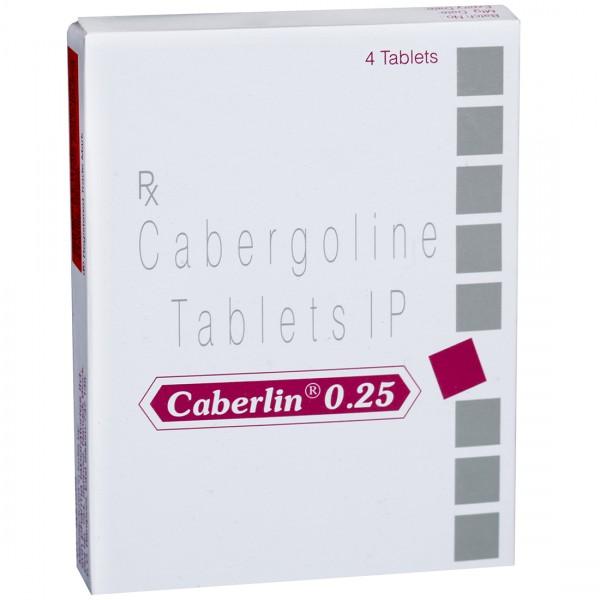 Caberlin 0.25 mg Tablet (4 Tab)