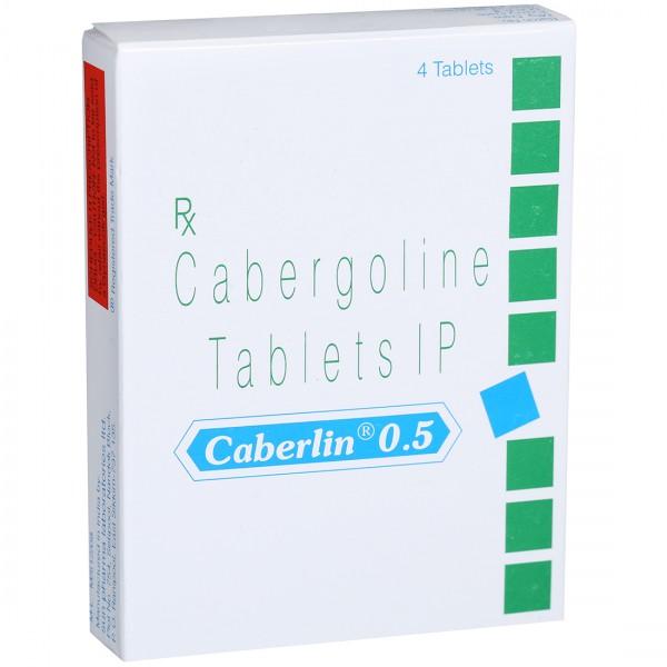 Caberlin 0.5 mg Tablet (4 Tab)