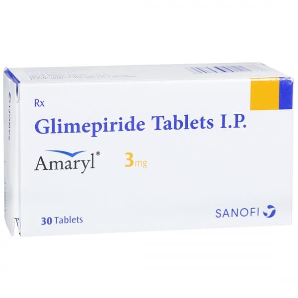 Amaryl 3 mg Tablet (30 Tab)