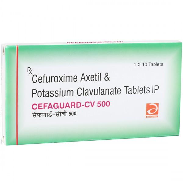 Cefaguard CV 500 mg Tablet (10 Tab)