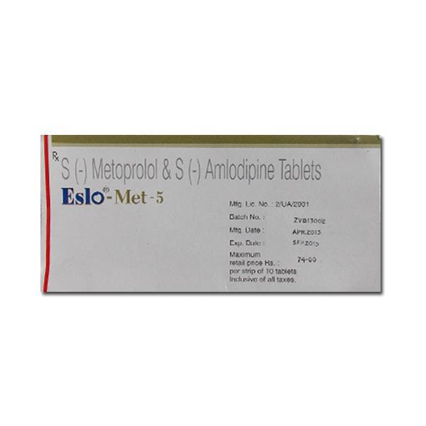 Eslo Met 5 mg Tablet (10 Tab)