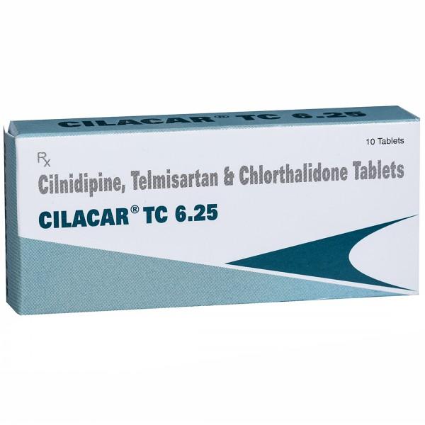 Cilacar TC 6.25 mg Tablet (10 Tab)