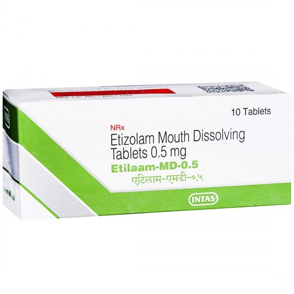 Etilaam MD 0.5 mg Tablet (10 Tab)