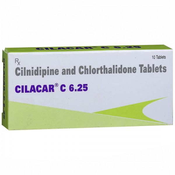 Cilacar C 6.25 mg Tablet (10 Tab)