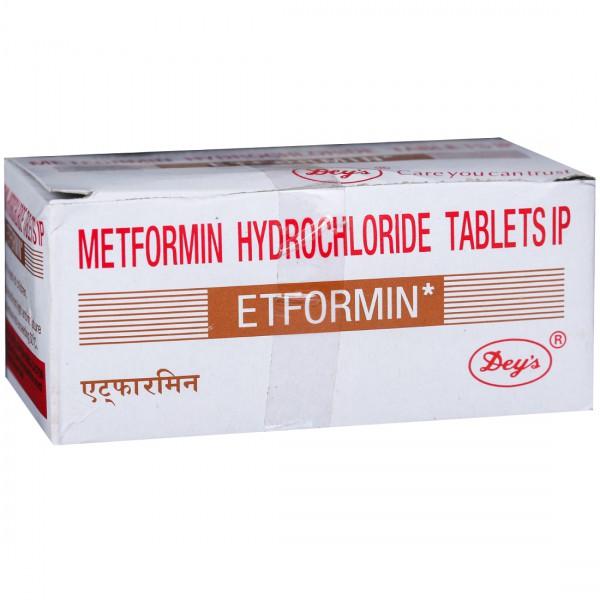 Etformin 500 mg Tablet (10 Tab)