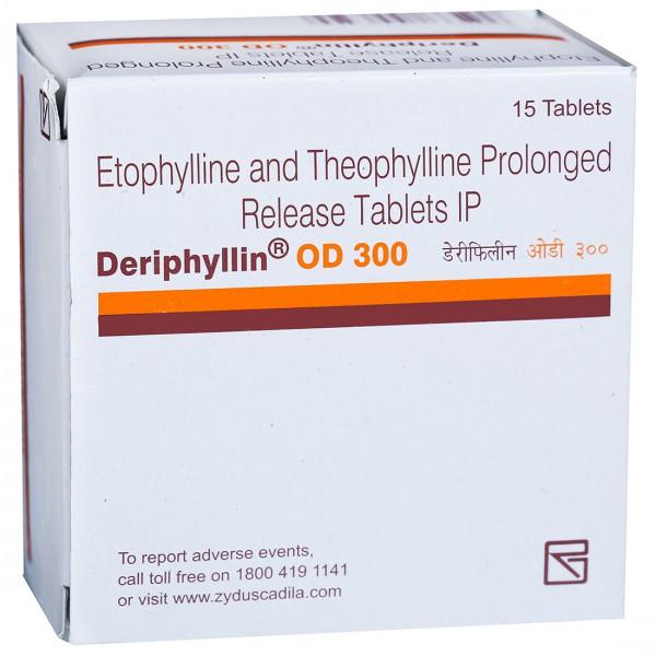 Deriphyllin OD 300 mg Tablet (15 Tab)