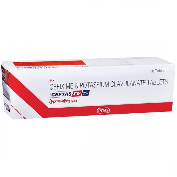 Ceftas CV 200 mg Tablet (10 Tab)