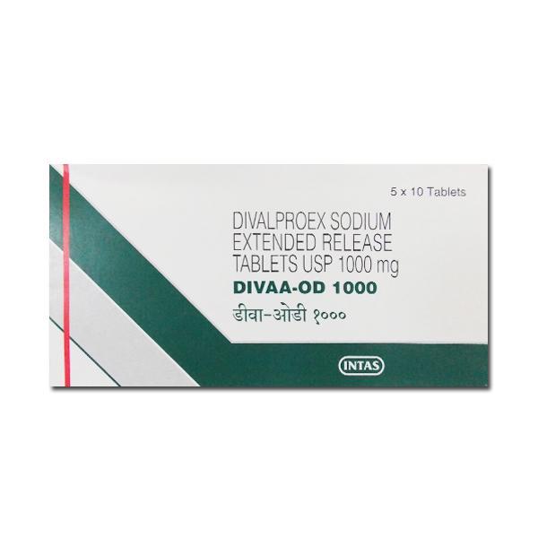 Divaa OD 1000 mg Tablet (10 Tab)