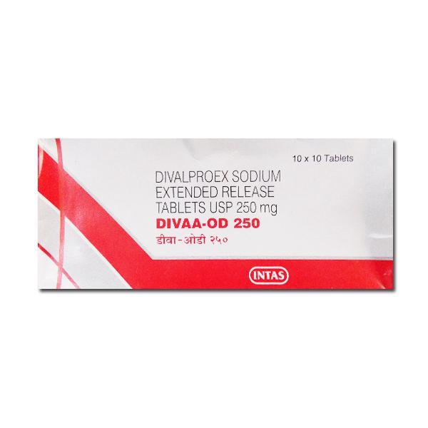 Divaa OD 250 mg Tablet (10 Tab)