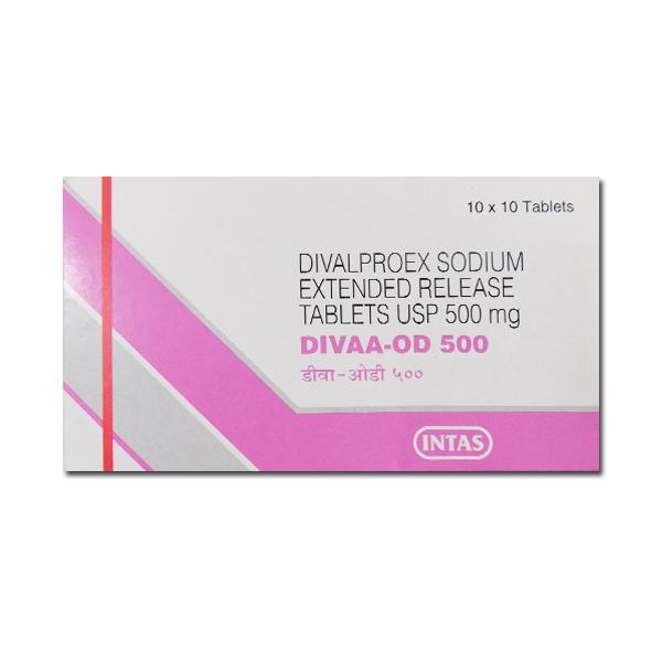 Divaa OD 500 mg Tablet (10 Tab)