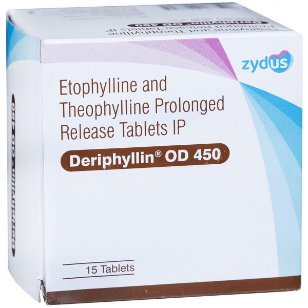Deriphyllin OD 450 mg Tablet (15 Tab)