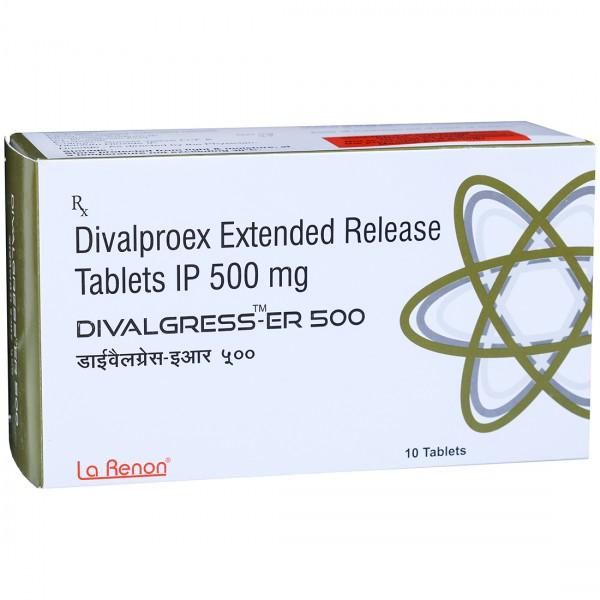 Divalgress ER 500 mg Tablet (10 Tab)