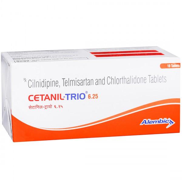 Cetanil Trio 6.25 mg Tablet (10 Tab)