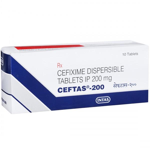 Ceftas 200 mg Tablet (10 Tab)