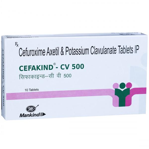 Cefakind CV 500 mg Tablet (10 Tab)