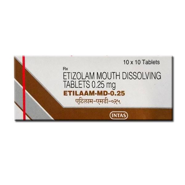 Etilaam MD 0.25 mg Tablet (10 Tab)