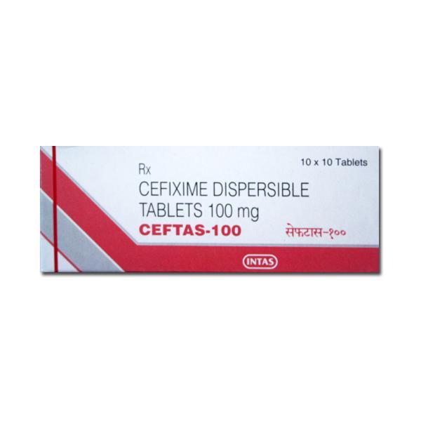 Ceftas 100 mg Tablet (10 Tab)