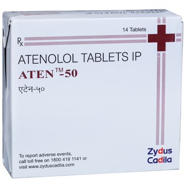 Aten 50 mg Tablet (14 Tab)