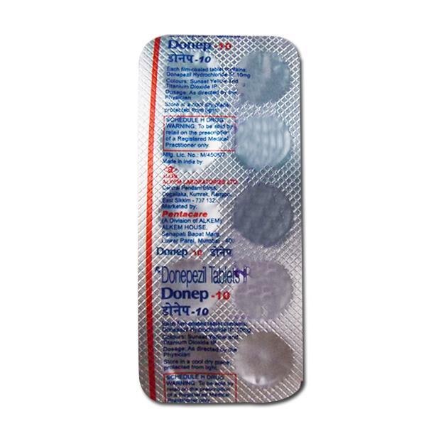 Donep 10 mg Tablet (10 Tab)