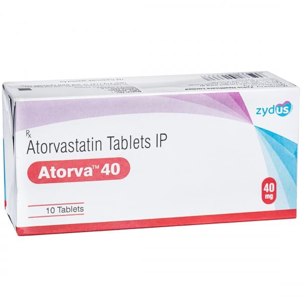 Atorva 40 mg Tablet (10 Tab)
