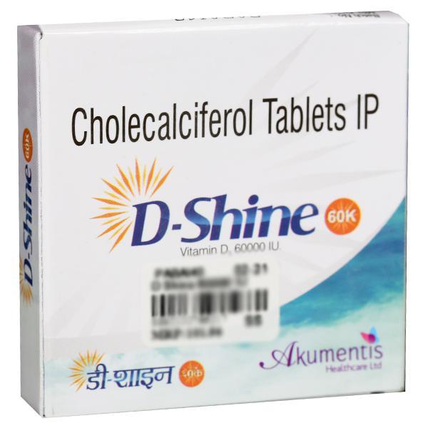 D Shine 60000 IU Tablet (4 Tab)