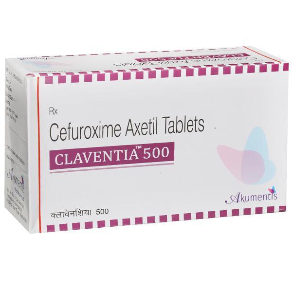 Claventia 500 mg Tablet (10 Tab)